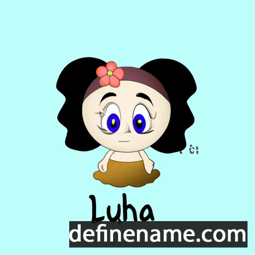 cartoon of the name Luluah