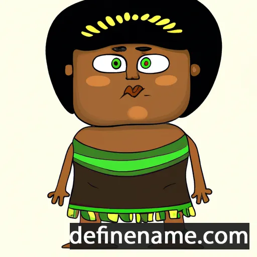 cartoon of the name Luluwa