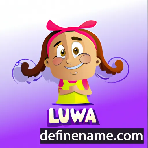 cartoon of the name Lulwa