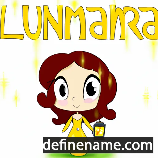 cartoon of the name Luminara