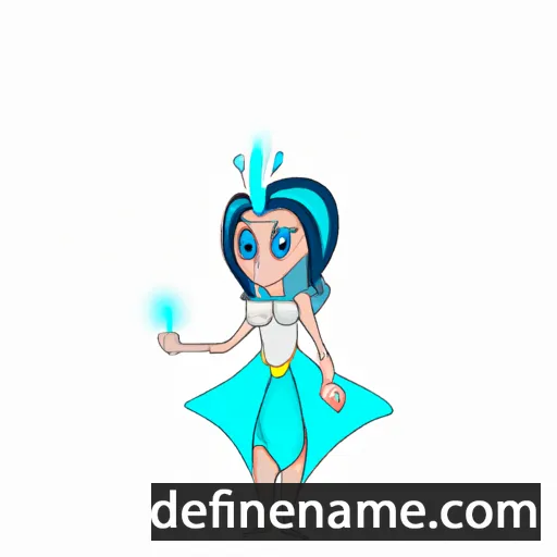 cartoon of the name Luminessa