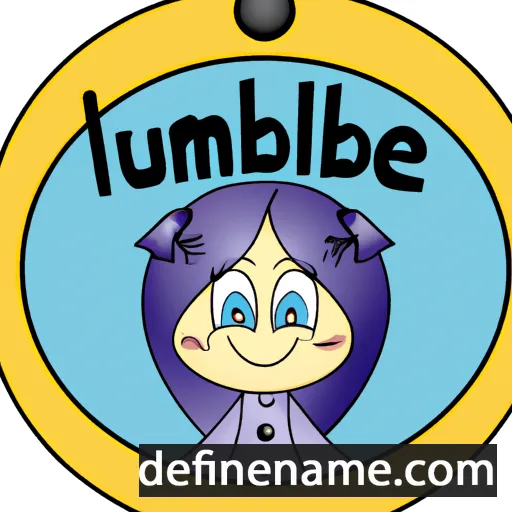 cartoon of the name Lunabel