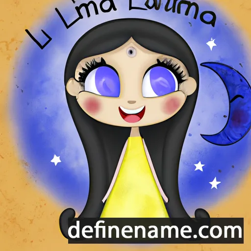 Lunamaria cartoon