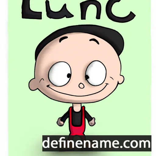 cartoon of the name Lunći