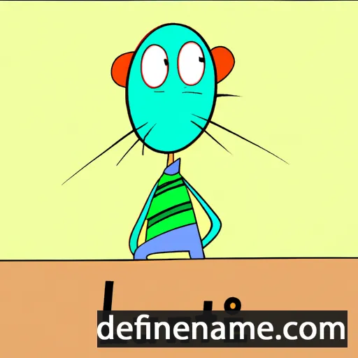 cartoon of the name Lunet