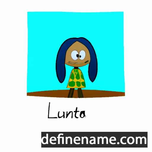 cartoon of the name Lunetta