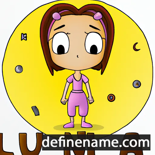 Lunia cartoon