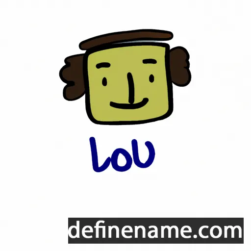 cartoon of the name Luol