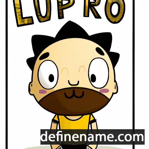 Lupercio cartoon