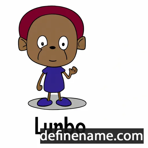 cartoon of the name Luphumlo