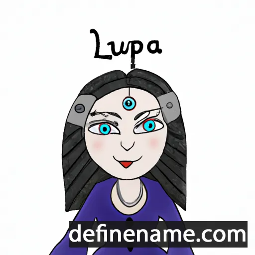 cartoon of the name Lupina