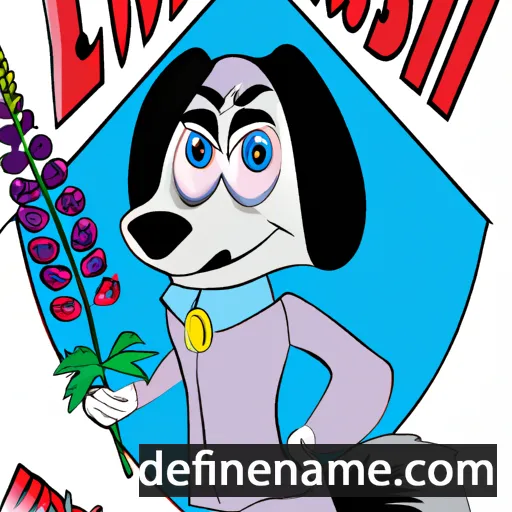 cartoon of the name Lupine