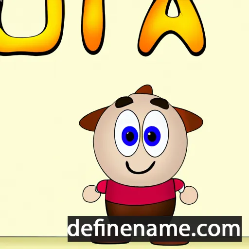 cartoon of the name Luqa