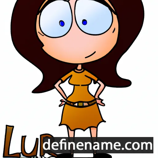 Lura cartoon