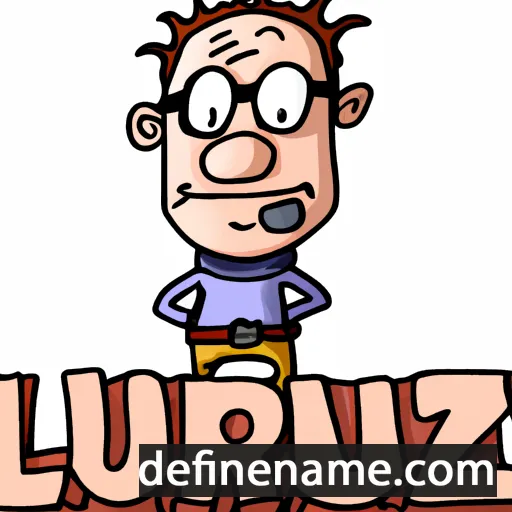 cartoon of the name Lurenz