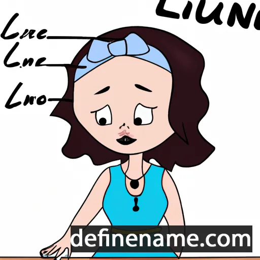 cartoon of the name Lurine