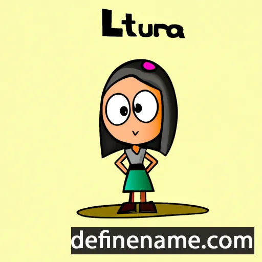 cartoon of the name Lurita