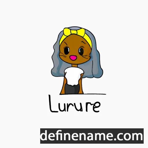 cartoon of the name Lurlene