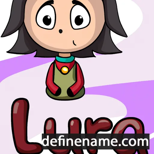 cartoon of the name Lurra