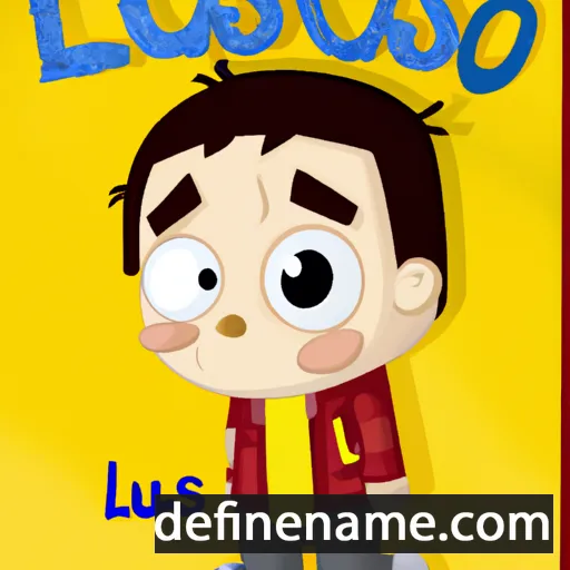 cartoon of the name Lusio