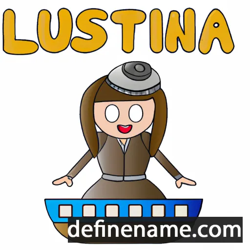 cartoon of the name Lusitania