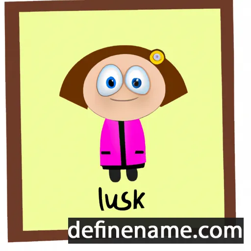 cartoon of the name Luska