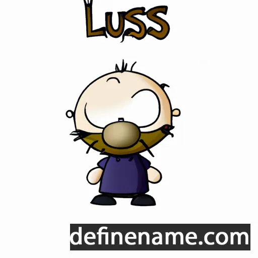 cartoon of the name Luss