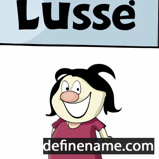 cartoon of the name Lusse