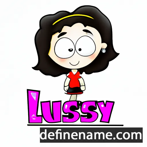 cartoon of the name Lusy