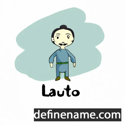 cartoon of the name Lutao