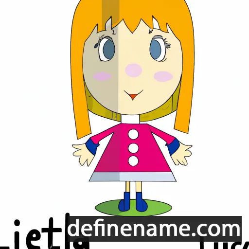 cartoon of the name Lutecia