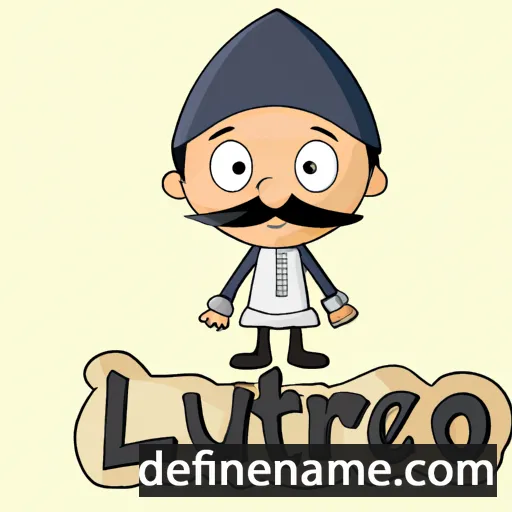 cartoon of the name Lutero