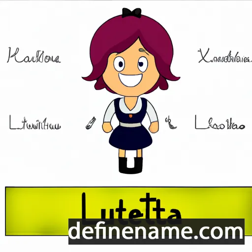 cartoon of the name Lutetia