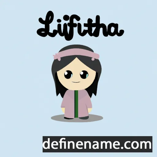 cartoon of the name Lutfiah