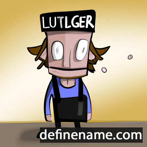 cartoon of the name Lutger