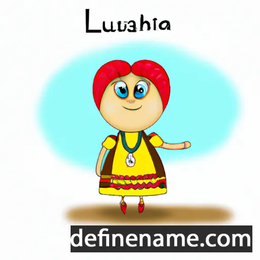 Lutsina cartoon