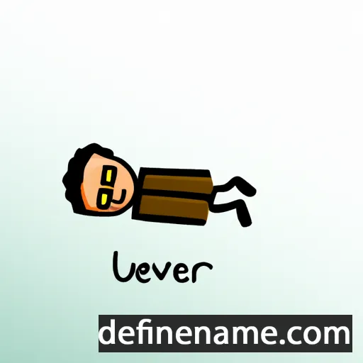 cartoon of the name Luverne