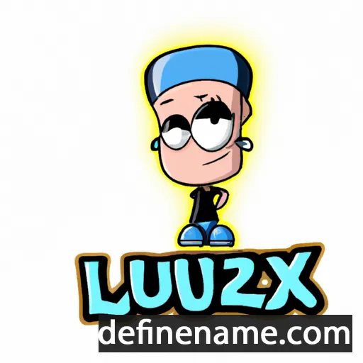 cartoon of the name Luxx