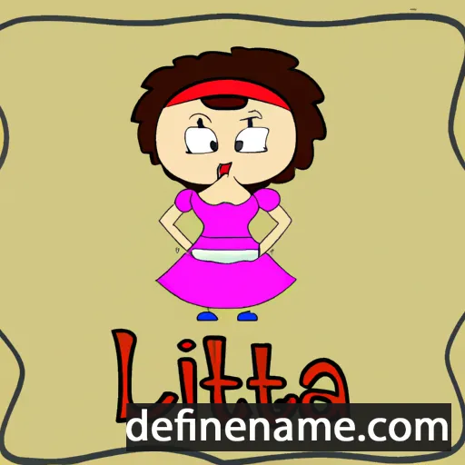 cartoon of the name Luzetta