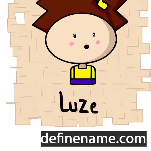 cartoon of the name Luzie