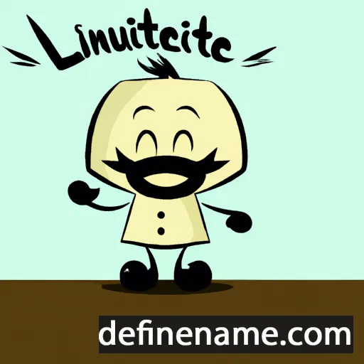 cartoon of the name Luzinete