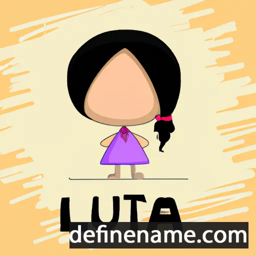 cartoon of the name Luzita