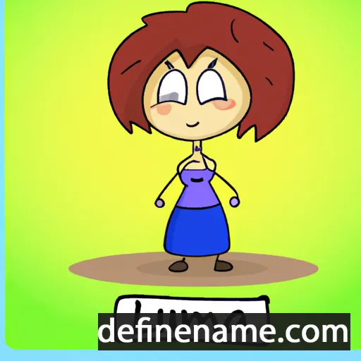 cartoon of the name Luzma