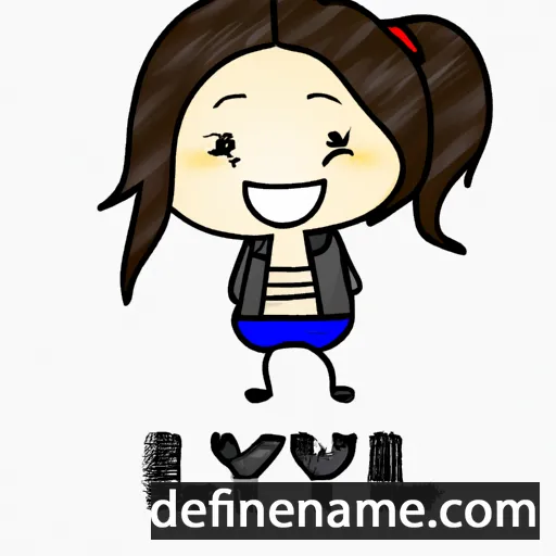 cartoon of the name Ly