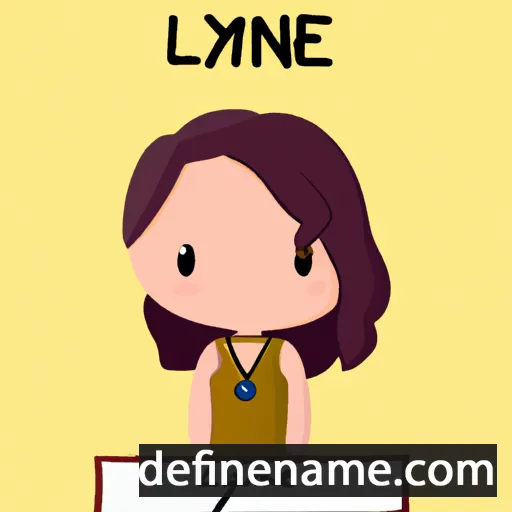 cartoon of the name Lyane