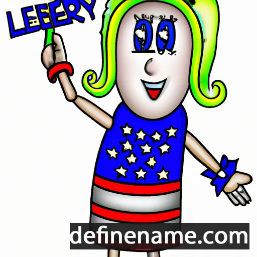 cartoon of the name Lyberty