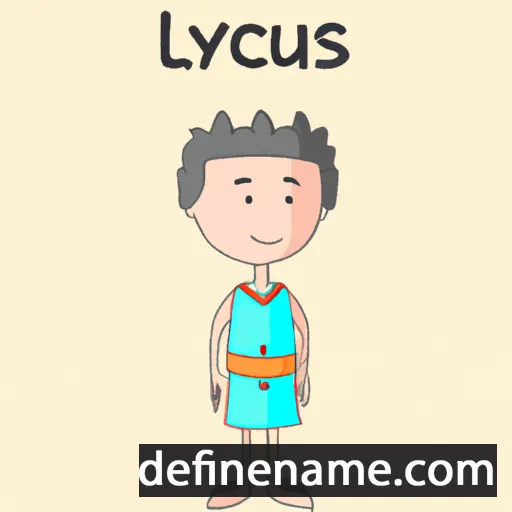 cartoon of the name Lycius