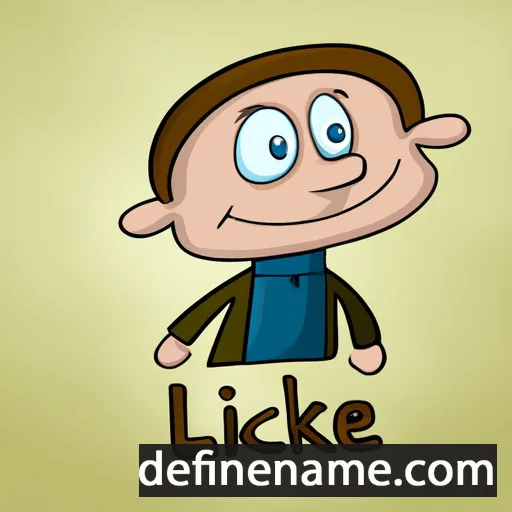 cartoon of the name Lyckel