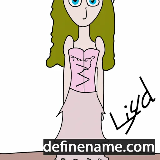 cartoon of the name Lydian