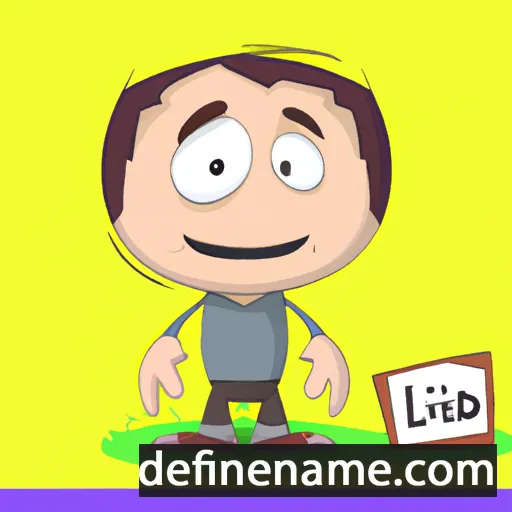 cartoon of the name Lydio